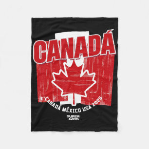 2026 Canada Soccer Fan World Cup Fleece Blanket