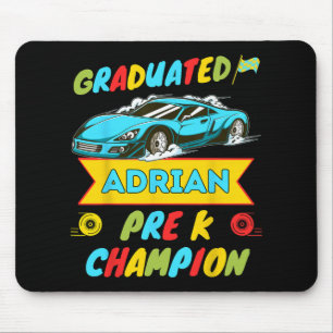 2026 Car Adrian Personalized Last Day Of Pre K Gra Mouse Pad