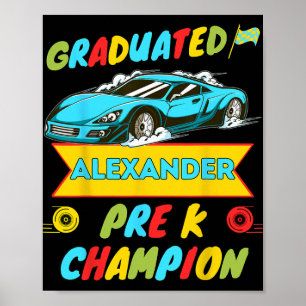 2026 Car Alexander Personalized Last Day Of Pre K Poster