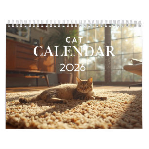 2026 Cat Calendar   12 Month Wall Calendar