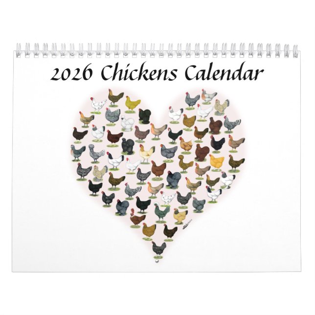 2026 Chickens Calendar (Cover)