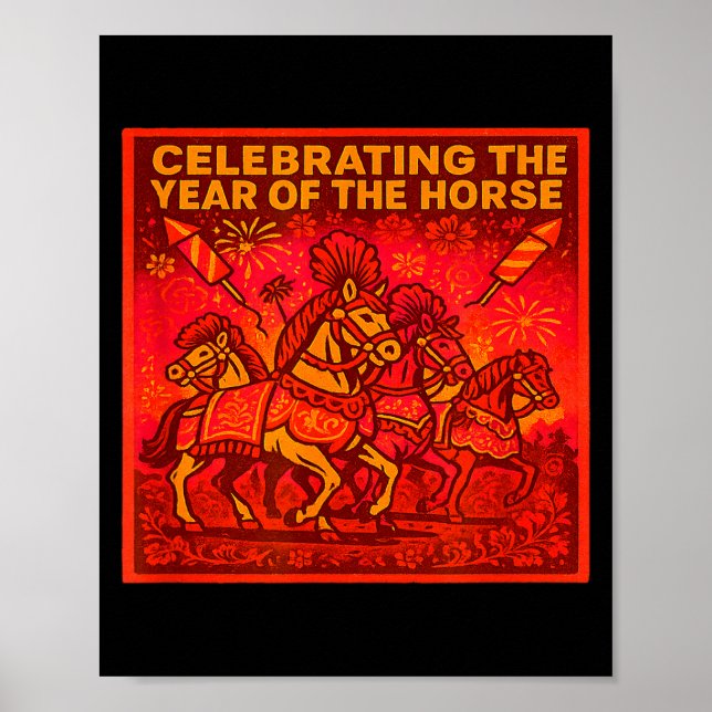 2026 Chinese New Year - Celebrating The Year Of Th Poster (Front)