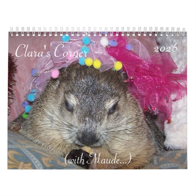 2026 Clara's Corner Groundhog Calendar A (Cover)