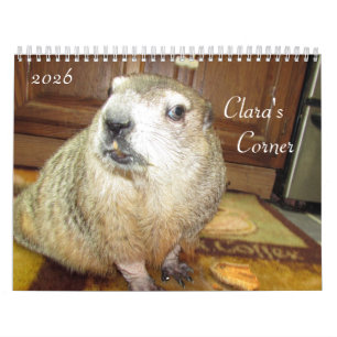 2026 Clara's Corner Groundhog Calendar B
