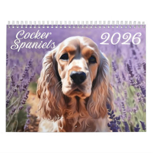 2026 Cocker Spaniels Calendar