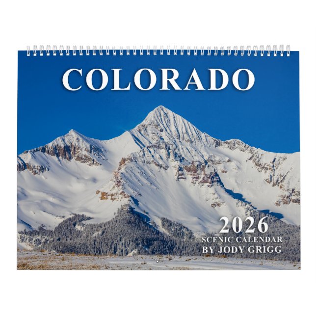 2026 Colorado Scenic Calendar (Cover)