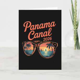 2026 Cruise Panama Canal Family Trip Friends Group Card