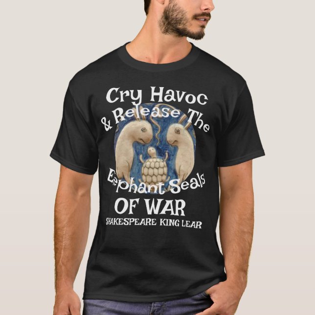 2026 Cry Havoc Release Elephant Seals War T-Shirt (Front)