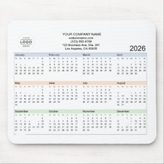 2026 Custom Company Logo  Mouse Pad
