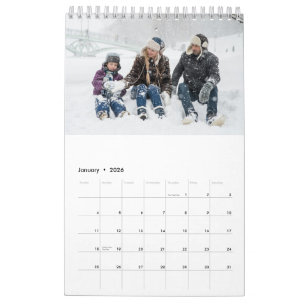 2026 Custom Family Photo Calendar