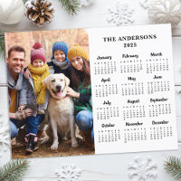 2026 Custom Photo Simple Family 12 Month Calendar