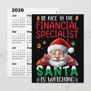 2026 Dad Jokes Advent Calendar Christmas Countdown Holiday Postcard