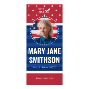 2026 Democratic Political Candidate Campaign Rack Card