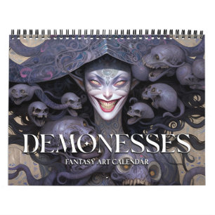 2026 Demonesses Dark Fantasy Art Calendar
