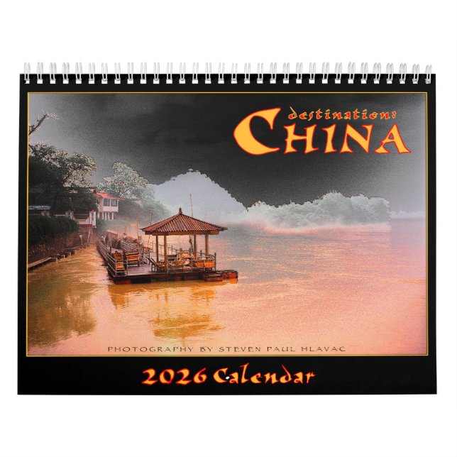 2026 Destination: China Wall Calendar (Cover)
