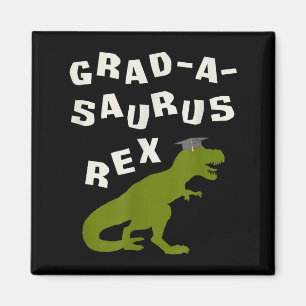 2026 dinosaur graduation funny t rex college high magnet
