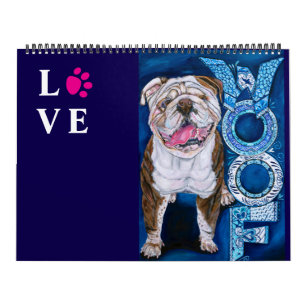 2026 Dog Artist Series Colourful Calendar! Calenda Calendar