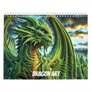 2026 Dragon Art Calendar