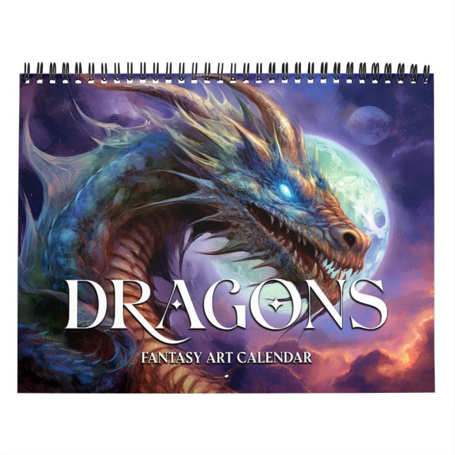 2026 Dragons Fantasy Art Calendar (Cover)