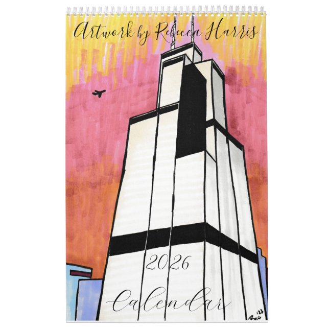 2026 Drawn Art Calendar (Cover)