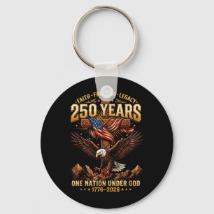 2026 Eagle 250 Years Of Dom Patriot Aamerican Keychain