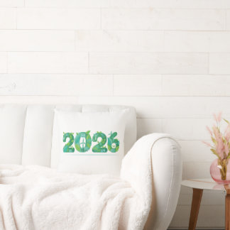 2026 Eco Green Energy Concept  Throw Pillow