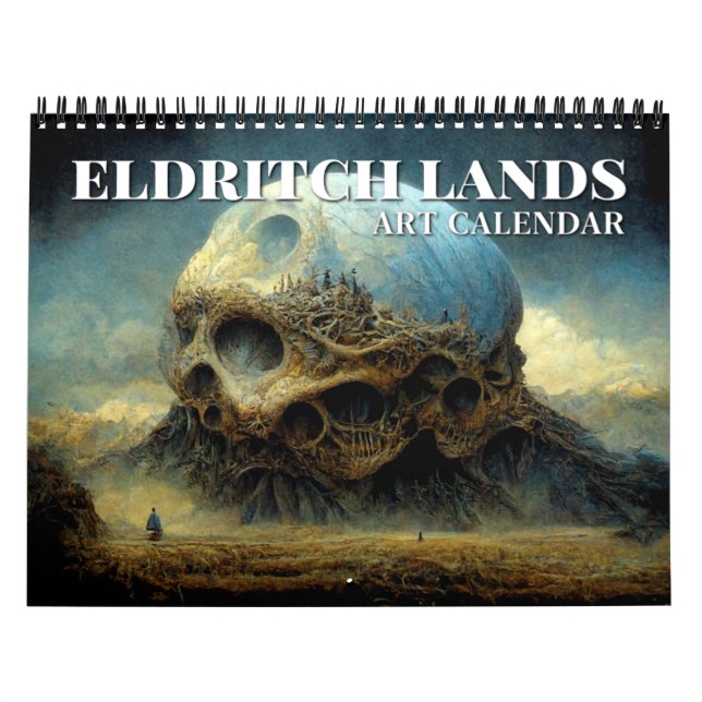 2026 Eldritch Lands 2 Dark Fantasy Art Calendar (Cover)