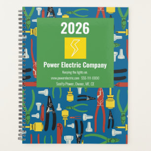 2026 Electrician Professional Blank Yearly Planner