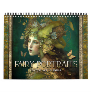 2026 Fairy Portraits Fantasy Art Calendar