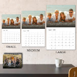 2026 Family Custom Family Photo Calendar<br><div class="desc">*CHOOSE YOUR START DATE when ordering! Enjoy your favorite photos throughout the year with a custom calendar using your own photos, just upload one photo for each month. Great for photo memory keepsakes for yourself, your parents and grandparents. SELECT THE SIZE - small, medium or large.</div>