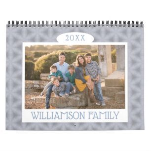 2026 Family Photos Seasonal Patterns Calendar
