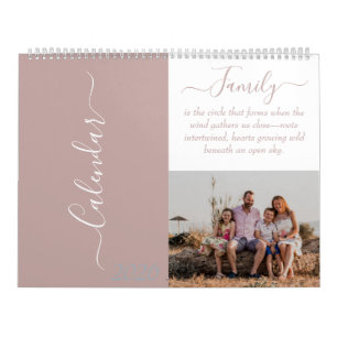 2026 Family Quote Calendar 