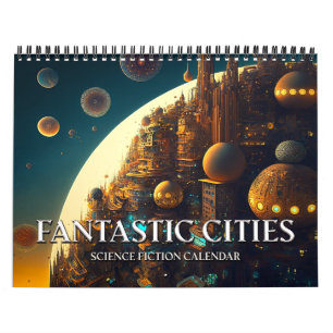 2026 Fantastic Cities Science Fiction Calendar