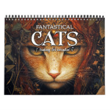 2026 Fantastical Cats 4 Fantasy Art Calendar