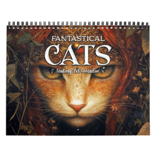 2026 Fantastical Cats 4 Fantasy Art Calendar