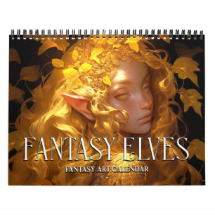 2026 Fantasy Elves 2 Fantasy Art Calendar