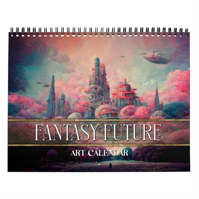 2026 Fantasy Future Surreal Cities Calendar (Cover)