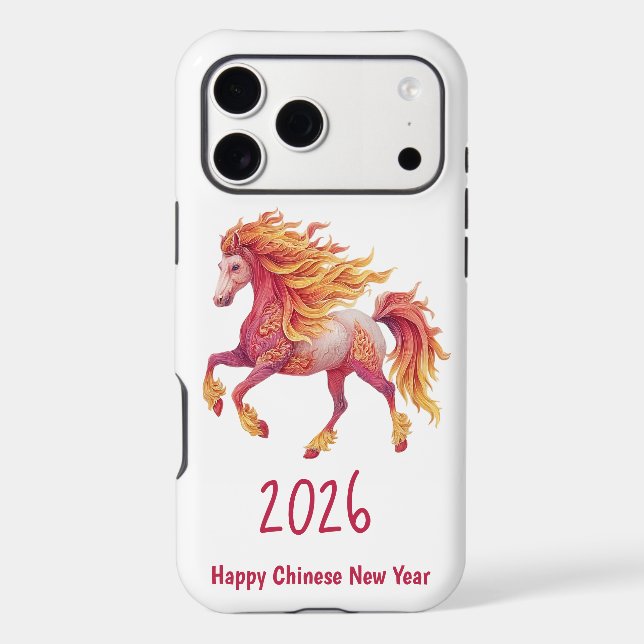 2026 Fiery Horse – Happy Chinese New Year (Verso)