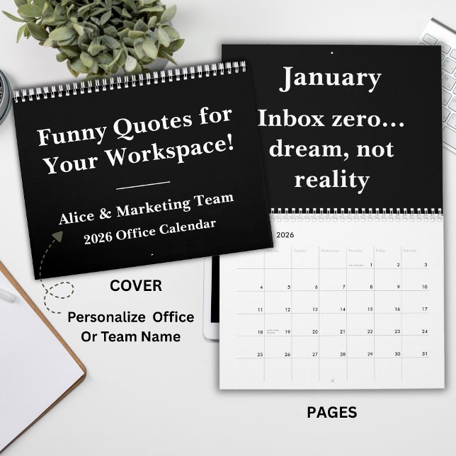 2026 Funny Office Desk Wall Calendar (Creator Uploaded)