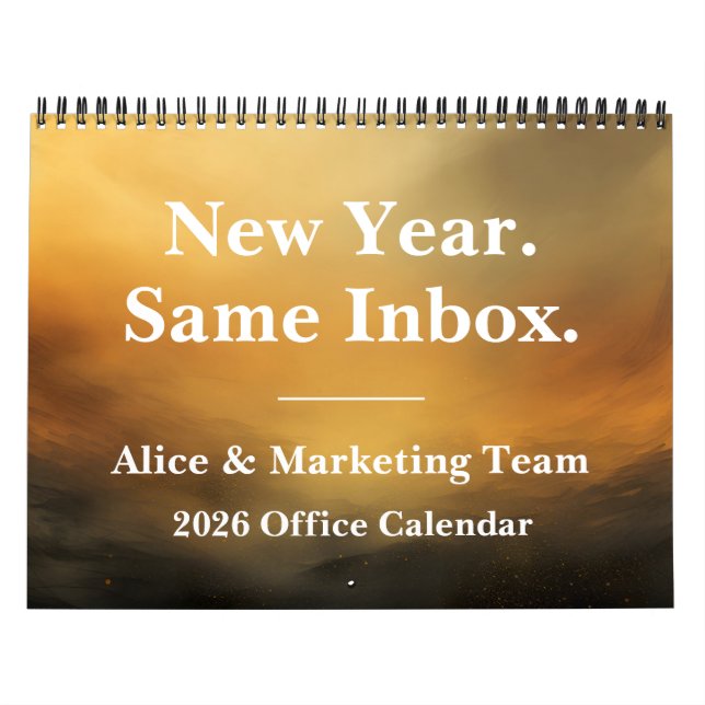 2026 Funny Office Inbox Humor Calendar (Cover)