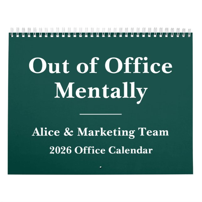2026 Funny Office Sarcastic Quotes Calendar (Cover)