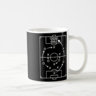 2026 Goals Soccer Strategy Coffee Mug