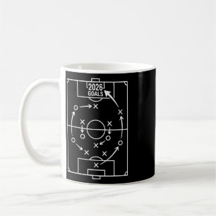 2026 Goals Soccer Strategy Coffee Mug
