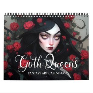 2026 Goth Queens Fantasy Art Calendar