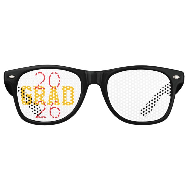 2026 GRAD Sunglasses Custom School Colours Fun (Front)