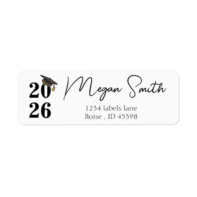 2026 Graduation Address, class of 2026 (Front)