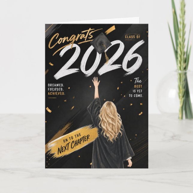 2026 Graduation Card for Her (Front)