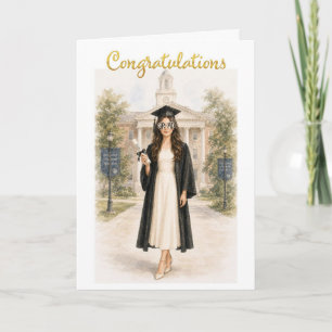 2026 Graduation Card Girl