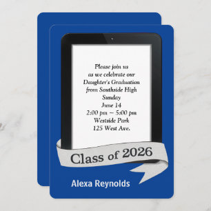 2026 Graduation Electronic Tablet Party Invitation