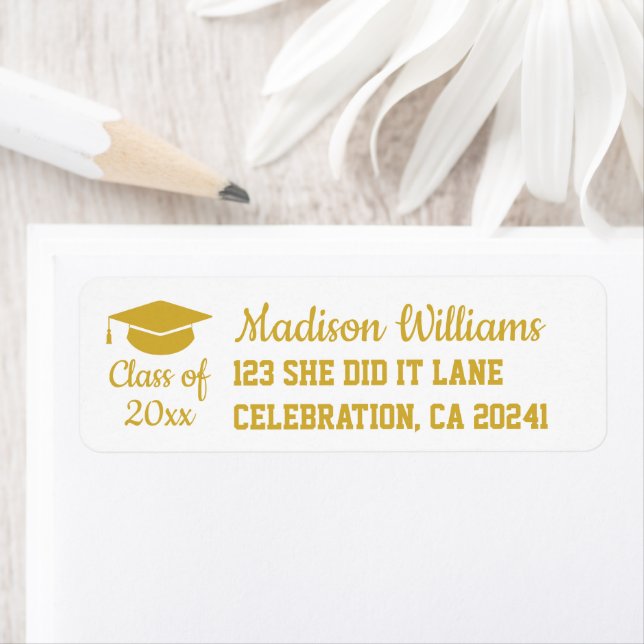 2026 Graduation Personalized Grad Return Address (Insitu)